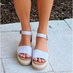 TOMS PLATFORM SANDALS
